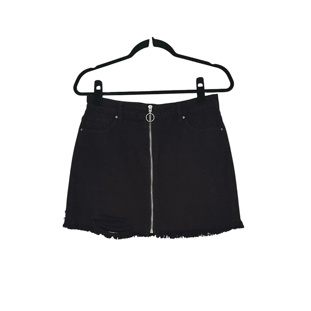 PacSun Black Denim Skirt